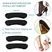 Kefee High Heel Inserts, 8 Pieces, Black, Unisex, 1.5 in Thickness, Prevent Shoe Slipping, Reduce Foot Pain