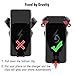 Beanco Tech Wireless Car Charger, Qi Fast Charger Car Mount Air Vent Gravity Phone Holder Samsung Galaxy S8/S8+/S7 Edge/S6 Edge+, Standard Charger iPhone 8/8+/iPhone X All Qi-Enabled Devices