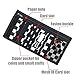 Rough Enough Canvas Travel Men Women Kids Wallet Credit Card Holder Coin Purse Pouch Case Organizer with Zipper and Checkerboard Checker Pattern Black White for Outdoor Sport School Boys Girls