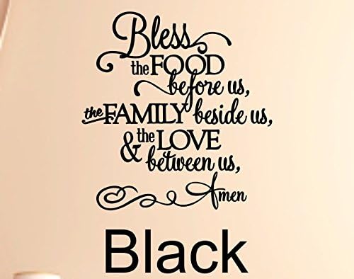 Bless the food before us #2 Vinyl Wall Dacal