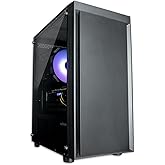 Zalman T3 Compact mATX Gaming PC Case - 2 x 120mm Fans Pre-Installed - Tempered Glass Side Panel - Micro ATX/Mini-ITX - Mini