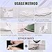 XINFANGXIU Rhinestone Applique Belt Beaded Sew Iron on Crystal Trim for Wedding Dress Sash Bridal - Silver