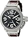 TW Steel Men's CS26 Stainless Steel Watch with Brown Leather Band