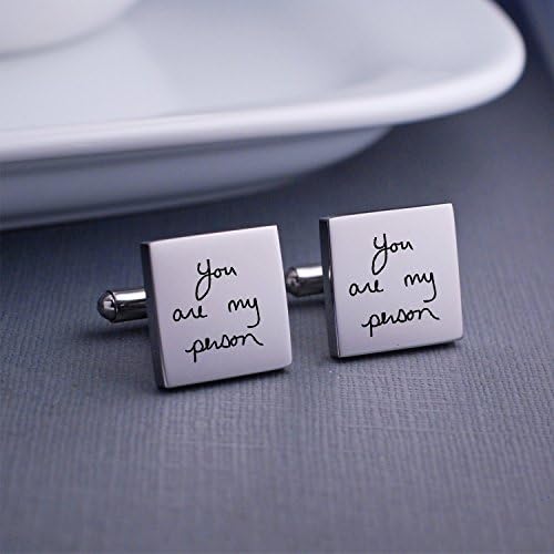 You Are My Person Cuff Links, Valentine's Day Gift for Husband, Valentine's Day Gift for Boyfriend, Anniversary Gift for Him, Cufflinks