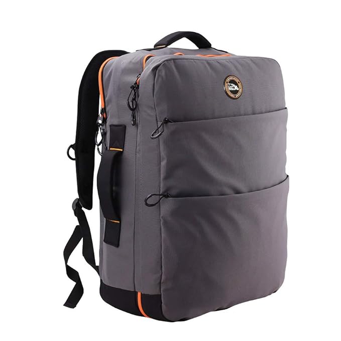 Cabin Max Edinburgh Handgepäck Rucksack 50x40x20cm (grau/Orange)