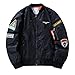 HZCX FASHION Men's Zipper Up Casual Light Weight Flight Bomber Jackets