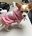 EXPAWLORER Prinecss Dog Hoodie for Girl - Hooded Dog Sweater with Leash Hole, Dog Cold Weather Clothes,Sweatshirt with Pocket, Pet Warm Outfit, Winter Coats for XS-XXL Dogs