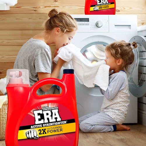 Era Oxibooster Liquid Laundry Detergent, 154 fl oz, 87 Loads Powerful Laundry photo 10