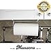 Stainless Steel Kitchen Paper Hanger - Paper Towel Holder - Kitchen Paper Hanger Bathroom Towel Roll Stand Organizer Rack for Under Cabinet and Over the Door