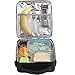 UPPER ORDER Reusable Insulated Lunch Box for Men and Women (Black) Durable Leakproof Cooler Tote Bag Freezable Lunch Bag for Adults. Top Women and Mens Lunch Box for Office Work, Picnic
