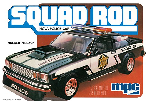 C.P.M. MPC MPC851 1:25 Scale 1979 Chevy Nova Squad Rod Police Car Model Kit