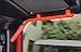 Auxmart Rear Grab Handle Grab Bar Solid Steel for Jeep Wrangler 2007-2017 2/4 Door Red