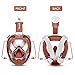 DOUPRO Snorkel Mask Universal Size Easybreath Snorkeling Mask 180° Panoramic View Ear Pressure Balance Anti-Fog Anti-Leak Fit Perfectly and Comfortably for All - 2018 Latest Upgrade