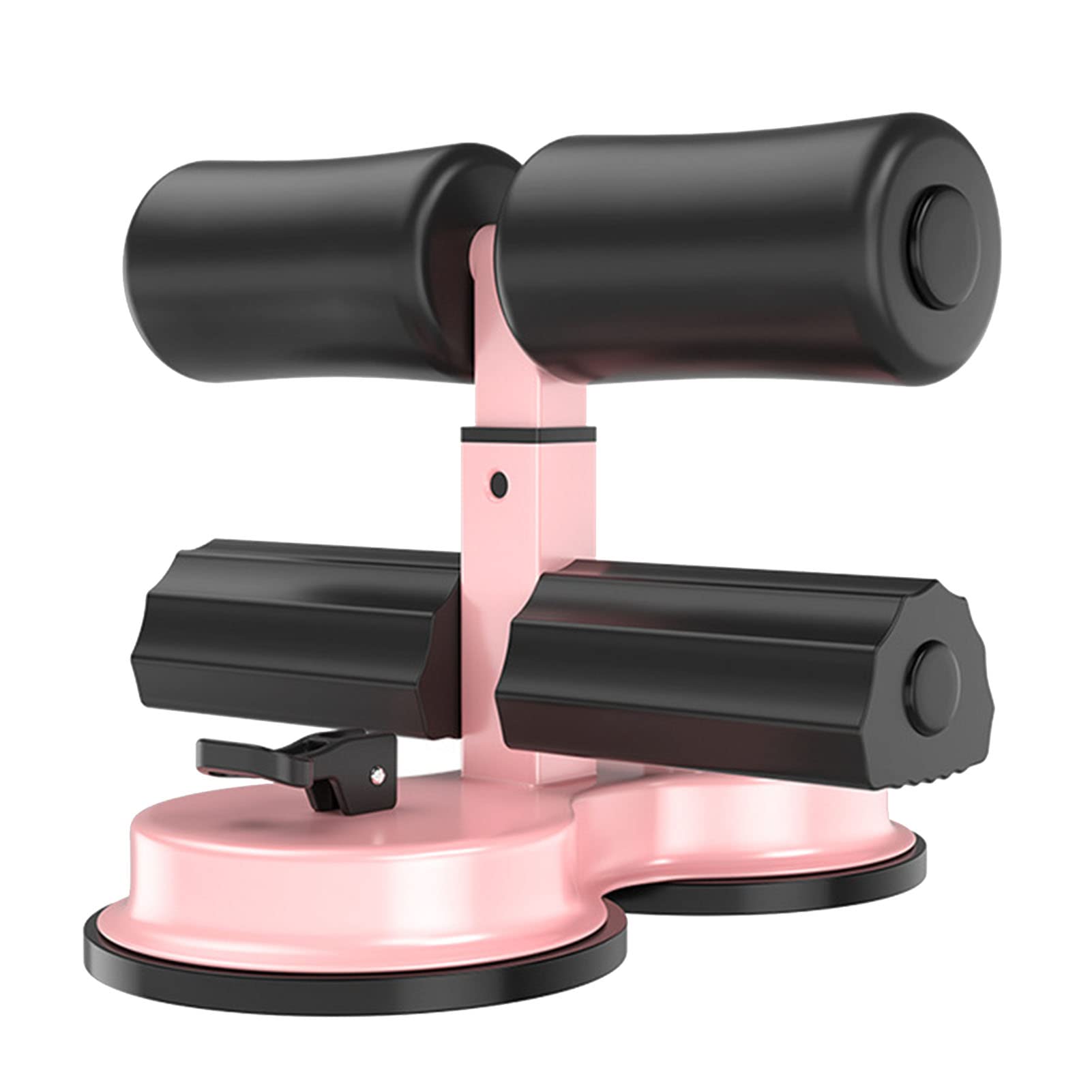RiToEasysports Sit Up Exercise Bar, Portable Sit Up Assistant Device for Fitness Exercising Abdominal Muscles Full Body Training (Pink)