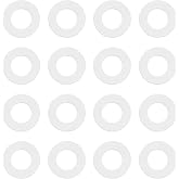 CO2 Regulator Washers, Sankey Keg Coupler Gaskets G5/8" Nuts Gasket | 16PCS Nylon Co2 Regulator Gasket Replacement Washer Kegerator Replacement Parts, Prevents Beer Backflow &amp; Leaks