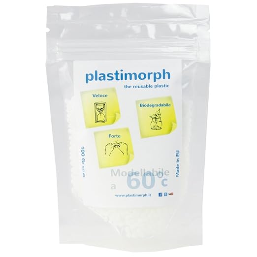 title=100Gr. Plastimorph- La plastica modellabile per le tue creazioni artistiche, il