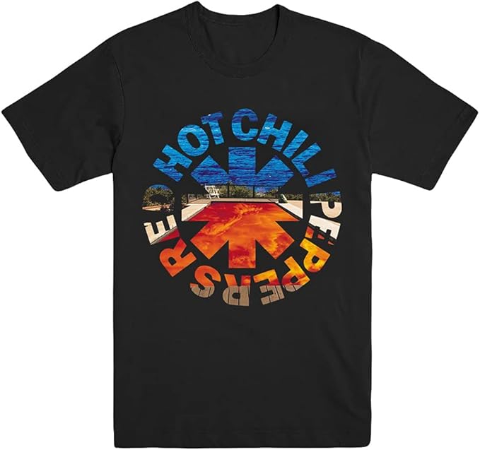 Red Hot Chili Peppers Herren Official Californication Asterisk Large TShirt, schwarz, Groß