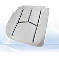 FZJDSD Black Cloth Driver Side Bottom Seat Cover & Foam Cushion Compatible With