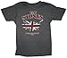 Rolling Stones Men's Union Jack U.S. Map 81 T-Shirt X-Large Grey