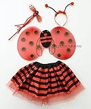 Lolasaturdays Fairy wing and dress set (Ladybug)