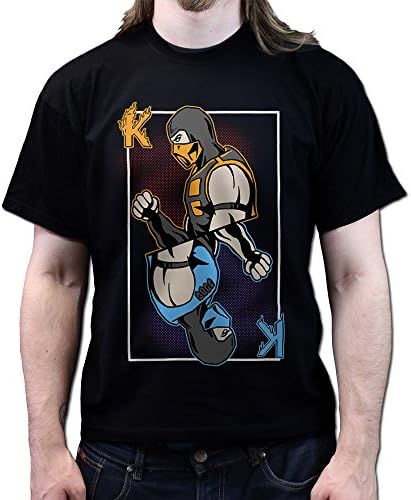 Mortal Cards of Kombat Scorpion Sub-zero T-shirt