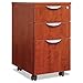 Alera ALE Valencia Mobile B/B/F Pedestal File, 15 7/8 x 20 1/2 x 28 3/8, Med Cherry