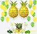 KatchOn, Big Pineapple Balloons Set - Pack of 20 | Luau Balloons for Pineapple Party Decorations | Luau Party Decorations, Hawaiian Party Decorations | Fruit Balloons Garland, Summer Party Decoration