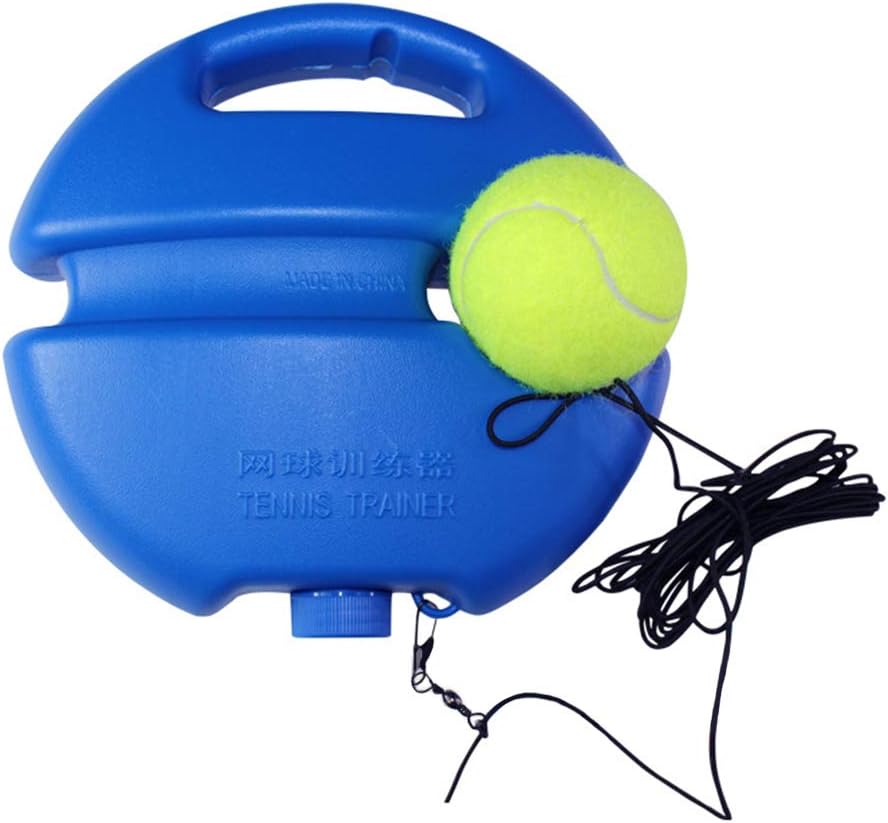 DEARWEN Solo Tennis Trainer Rebound Ball, Fill & Drill Tennis Trainer with String,Rebounder Tennis Practice Equipment