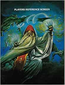 Advanced D&D Players Reference Screen -RARE wizard cover: DUNGEON