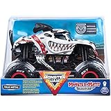 Monster Jam, Official Monster Mutt Dalmatian Monster Truck, Die-Cast Vehicle, 1:24 Scale