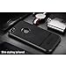 Protecover iPhone 8 Case, iPhone 7 Case, Slim Leather Texture Dual Material Hybrid Protection Drop Protection for iPhone 8 iPhone 7 Cover Brushed Texture (Black)