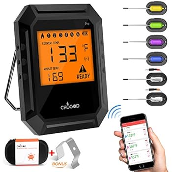 Amazon.com: Inkbird IBT-4XS Bluetooth Wireless Meat Grill Thermometer