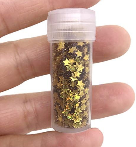 HADIY Slime Supplies for Girls-DIY 3D FIMO Slice Face Decoration for Homemade Slime Making Craft (Gold)
