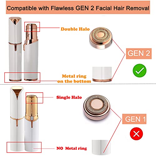 Facial Hair Remover Replacement Heads Generation 2 Replacement heads