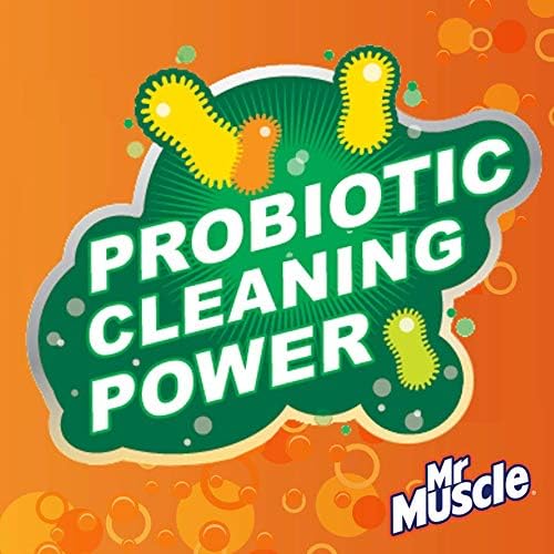 Mr Muscle Drain Unblocker, Drain Cleaner, Sink Unblocker & Odour Eliminator with Probiotic Cleaning Power, Citrus, 6 x 500 ml - Image 4
