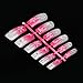 Lookatool 144pcs Mixed Set False Nail Tips Artificial Fake Nails Art Acrylic Manicure Gel