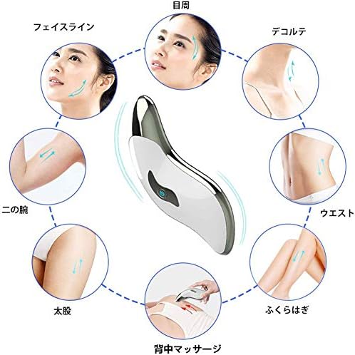 スポンサー プロダクト Ansen かっさプレート かっさマッサージ かっさ Ems リフトアップ フェイスカッサ イオン導入 温熱ケア リンパ カッサ Usb充電式 かっさ板 小顔 ほうれい線 消す 美顔器 全身マッサージ 刮痧 排毒 血行促進 B0872w2p3m 900円 大人気 New