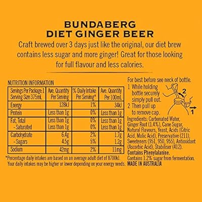 Bundaberg Diet Ginger Beer Price Reviews Drizly