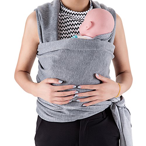 Natural Cotton Baby Sling Wrap Carrier,0-36 Months,Breastfeeding Baby
Holder for Newborns & Infants & Toddlers (Grey) Natural Cotton Baby Sling Wrap Carrier,0-36 Months,Breastfeeding Baby
Holder for Newborns & Infants & Toddlers (Grey)