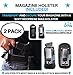 Neoprene IWB Inside The Waistband Handgun/Pistol Holster With Mag Pouch Bundle | Gun For Concealed Carry, Universal | Fits: S&W M&P Shield, Glock 17 19 26 27 42 43, Sig Sauer, Ruger, Walther (Right)