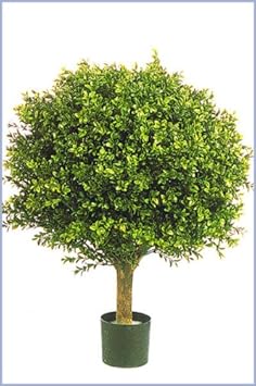 Licht & Grün exclusive Kunstpflanzen Künstliche Buchskugel für den geschützten Außenbereich max.40cm Durchmesser Spitzen-Qual