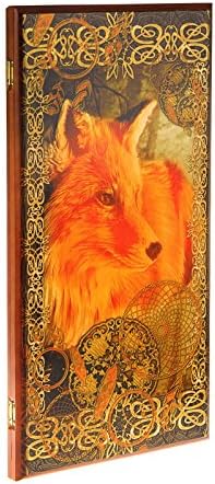 24" Wood Backgammon and Checkers Game Set "Fox"