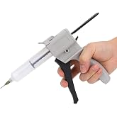 Dispenser Glue Gun, 30ml Manual Dispenser Glue Gun Plastic Manual Single Tube Handle Tool for Pressing Squeezing
