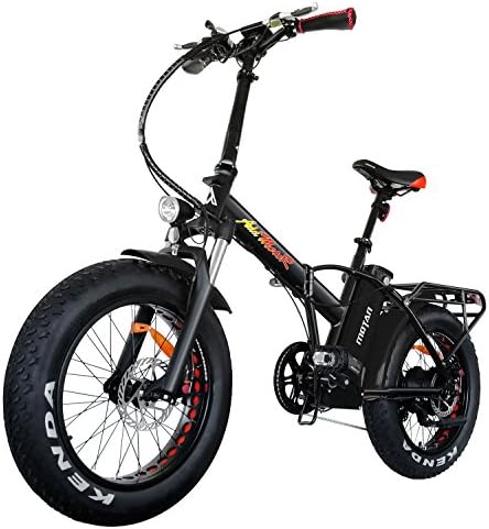 Addmotor MOTAN Electric Bike Folding 750W Front Fork Suspension 20Inch Fat Tire Electric Bicycle 48V 11.6AH Lithium Battery Mountain Snow Beach M-150 P7 E-bike 2018 For Adults