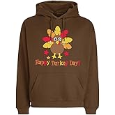 AOBUTE Mens Christmas Hoodie Women Xmas Hooded Sweatshirt with Pocket