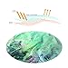 STORY OF SHANGHAI Womens 100% Mulberry Silk Head Scarf For Hair Ladies Silk Floral Scarf Gift for Mother Valentine's Day