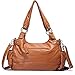 Angelkiss Large Purses and Handbags for Women Washed Faux Leather Crossbody Hobo Satchel Shoulder Handbag Tote Purse
