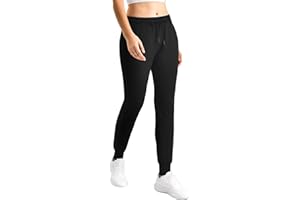 CADITEX Womens Joggers with Pockets,Stretch Active Drawstring Sweatpants Women for Travel Workout Running