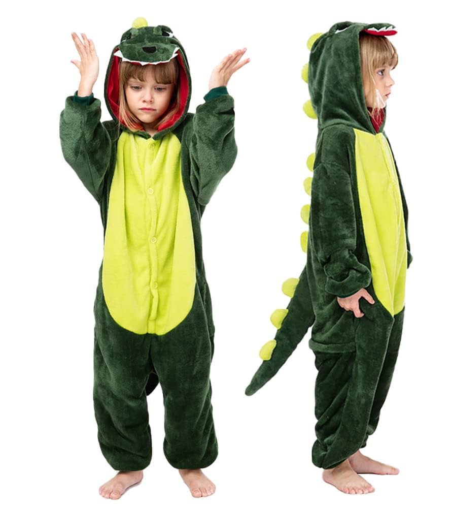 Seawhisper Dinosaur Costume Kids 3-4 Years Onesie Toddler Baby Halloween Unisex 2 5 6 7 8 9 10 Years
