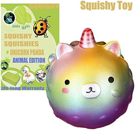 CETIM Squishies Colorful Unicorn Panda Jumbo Slow Rising Kawaii Scented Stress Relief Toy Perfect for Collection and Mother's Day Gift (Starry Unicorn Panda)